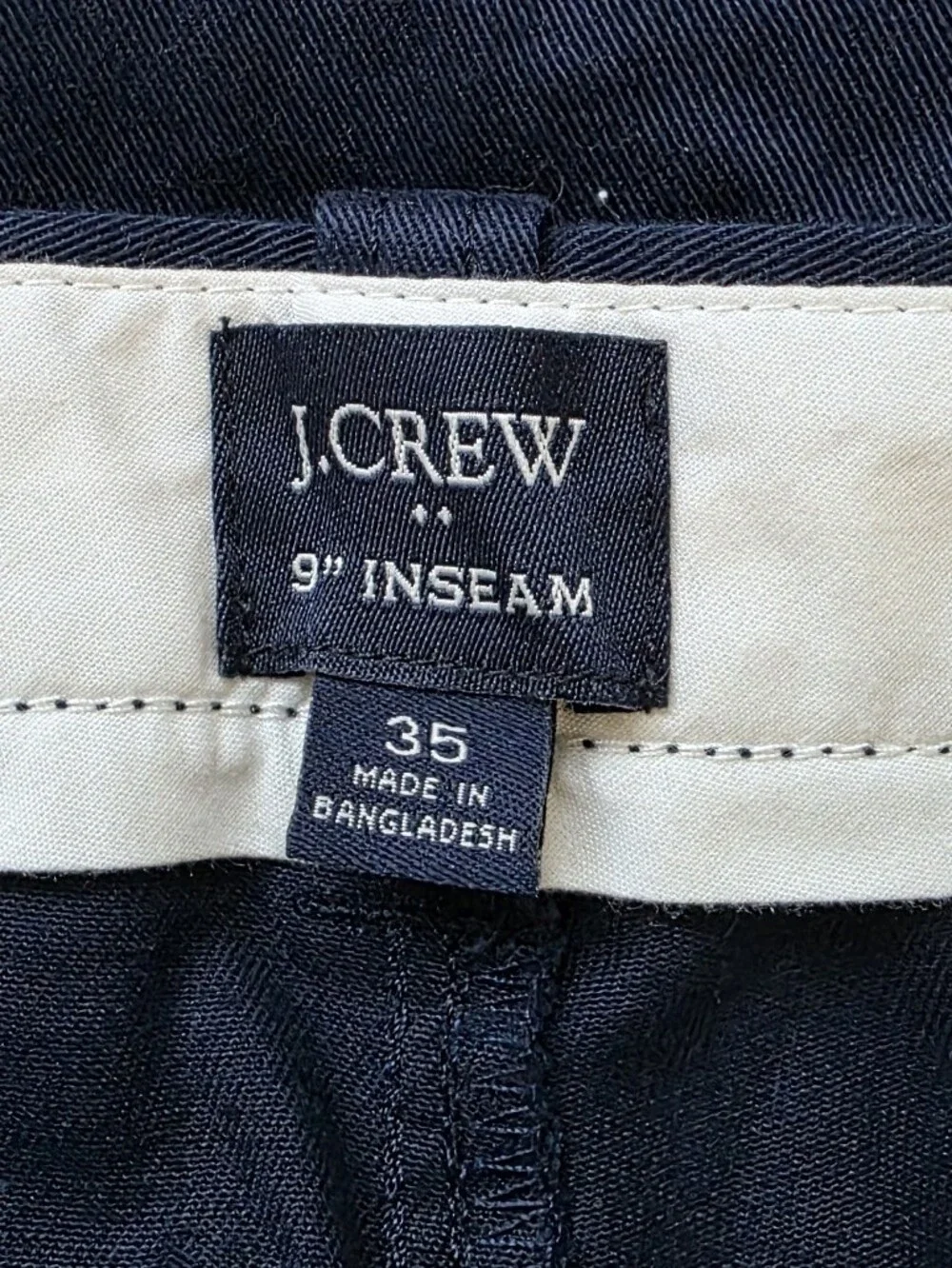 J.Crew Men's Navy Chino Shorts 9